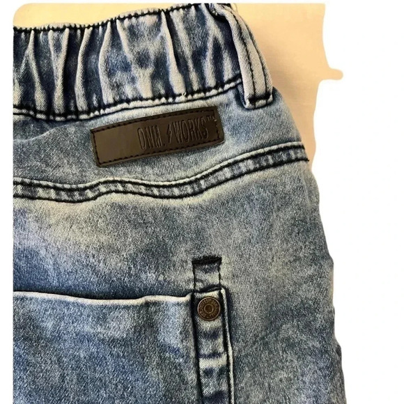 Jeaniologie DNM Works Jagger Acid Wash Relaxed Pants Size 30 - Picture 12 of 15